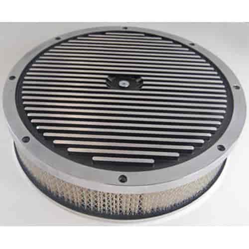 Full Finned Round Air Cleaner Set 14" x 3"