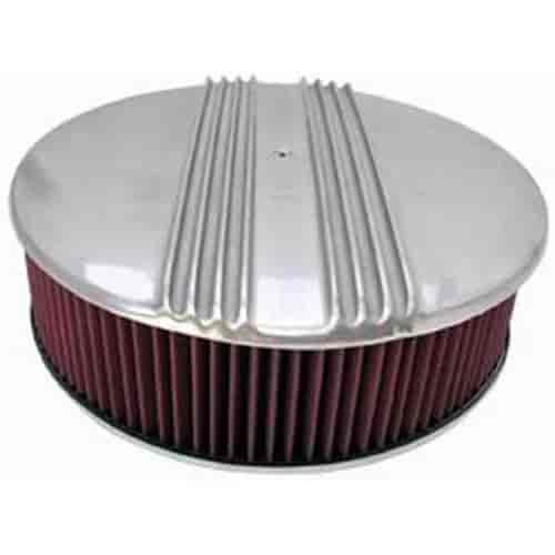 Finned Round Air Cleaner Set 14" x 4"
