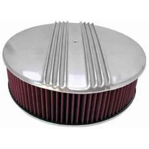 Finned Round Air Cleaner Set 14" x 4"