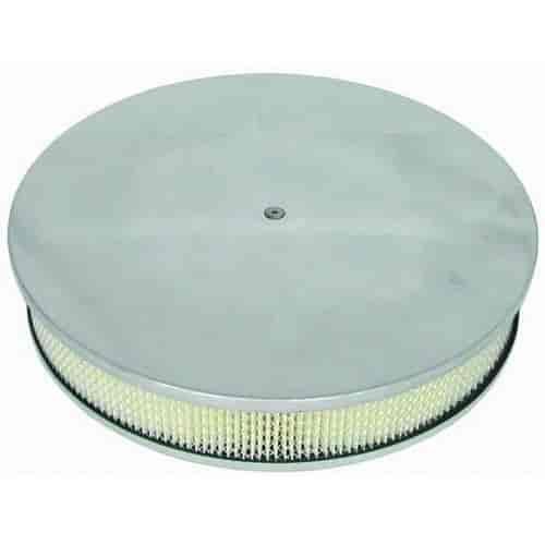 Round Plain Top Air Cleaner Set 14" x 3"