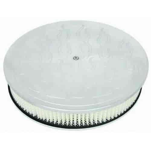 Round Flame Style Top Air Cleaner Set 14" x 3"