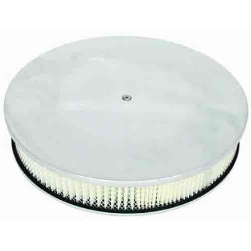 Round Plain Top Air Cleaner Set 14" x 3"