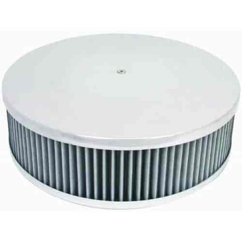 Round Plain Top Air Cleaner Set 14" x 3"
