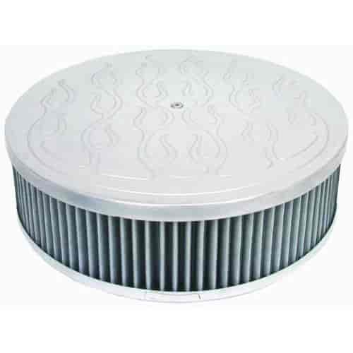 Round Flame Style Top Air Cleaner Set 14" x 3"