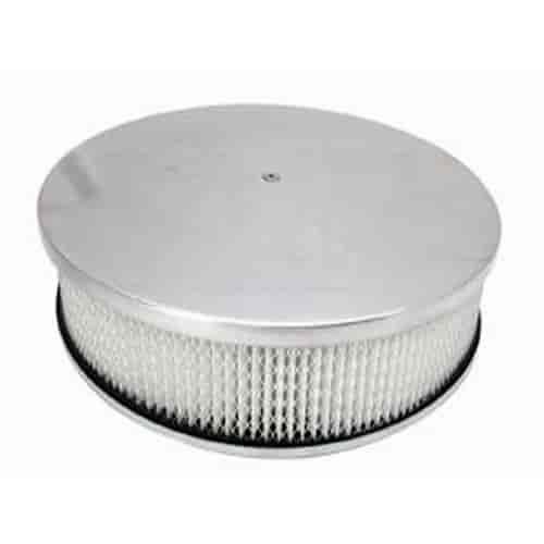 Round Plain Top Air Cleaner Set 14" x 3"