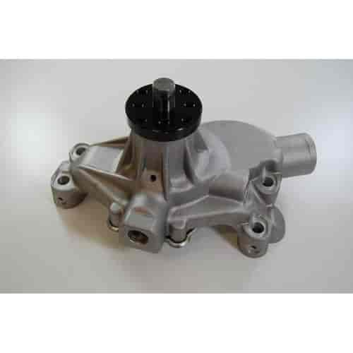 ALUM SB CHEVY SHORT WATER RACE PUMP -SATIN