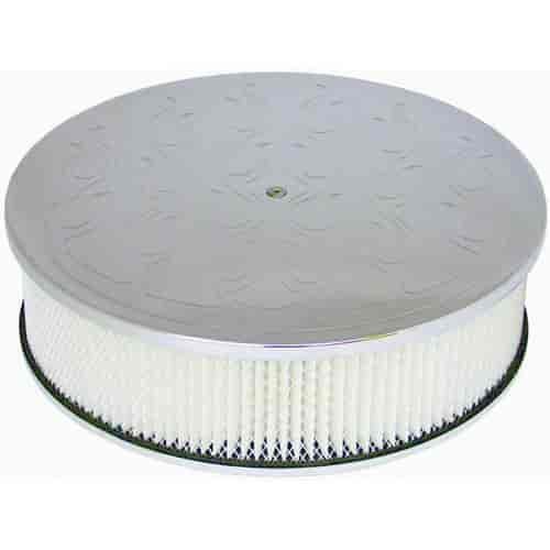 Round Flame Style Top Air Cleaner Set 14" x 4"