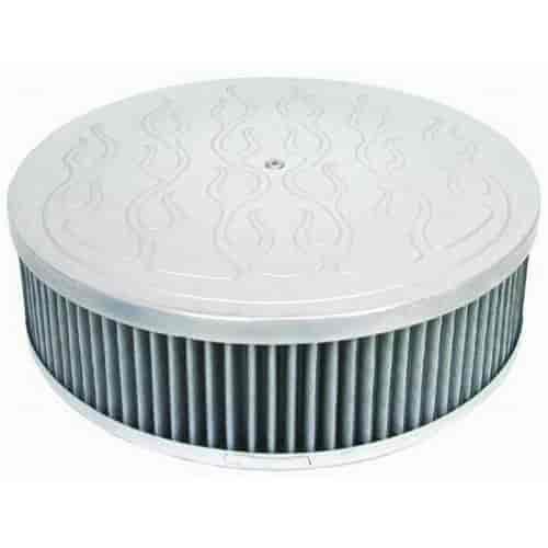 Round Flame Style Top Air Cleaner Set 14" x 4"