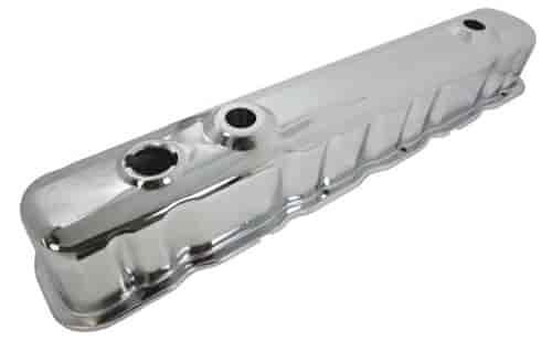 HOLDEN 6 CYLINDER VALVE COVERS NO BAFFLE - CHROME