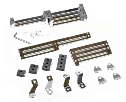 Chrome Slider Wire Looms Fits 7mm, 8mm, 8.8mm Ignition Wire Sizes