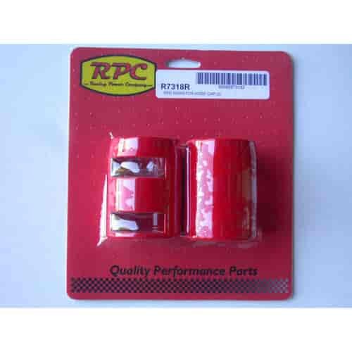 Aluminum End Cap for 1 3/4 Hose - Red