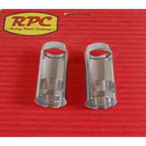 Aluminum Heater Hose Caps Polished