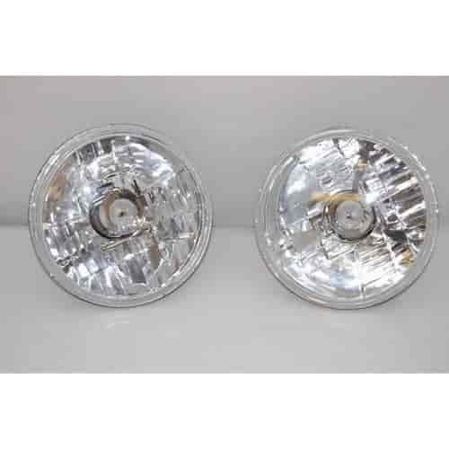 5 3/4 CLEAR ROUND HEADLIGHT WITH BULB