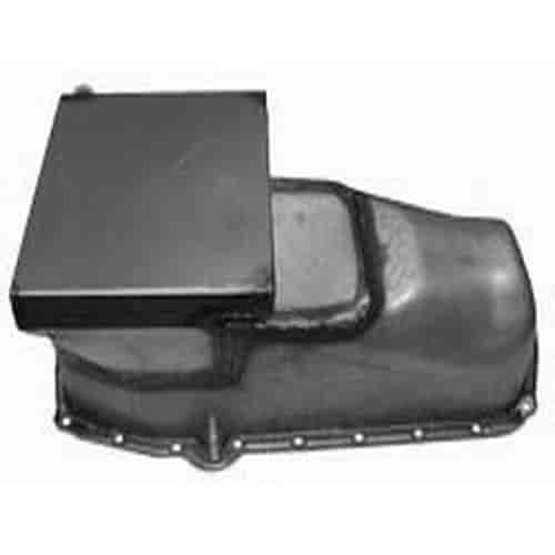 UNPLATED 1962-67 CHEVY REAR SUMP OIL PAN 6 QTS