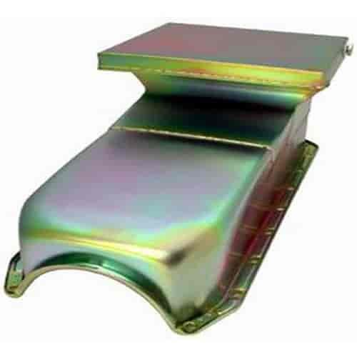 Zinc Plated Steel Drag Race Oil Pan 1962-67 Small Block Chevy 283-350 Chevy II & Nova