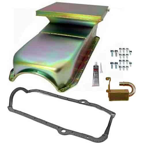 Steel Drag Race Oil Kit Small Block Chevy Includes: