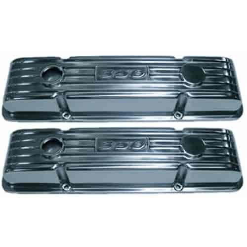 SMALL BLOCK CHEVY V/C 350 LOGO POLISHED PR