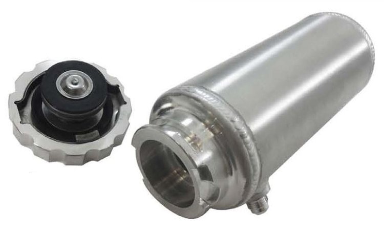 R7722 Power Steering Reservoir, 3″ Universal Aluminum