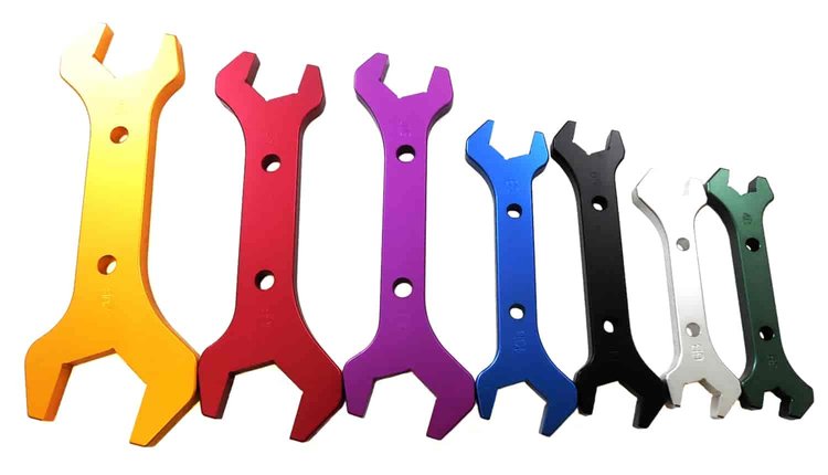 -AN 7 PIECES DOUBLE HEAD WRENCH SET 4-3 6-4 8-6 10-8 12-10 16-12 20-16