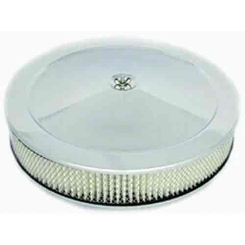 Round Muscle Car Style Top Air Cleaner Set 14" x 3"
