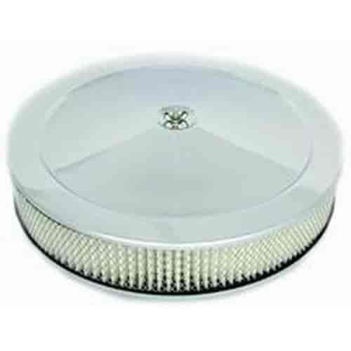 Round Muscle Car Style Top Air Cleaner Set 14" x 3"