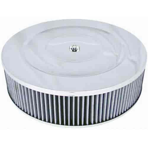 Round Performance Style Air Cleaner Set 14" x 4"