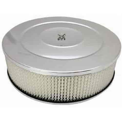Round Performance Style Air Cleaner Set 14" x 4"