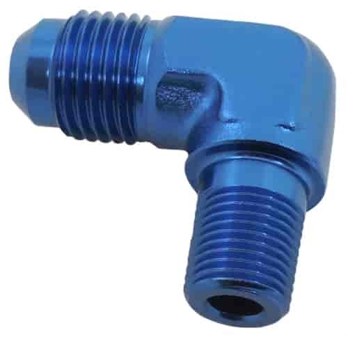 AN TO PIPE THREAD 90 ADAPTER AN-6 TO 1/8 NPT