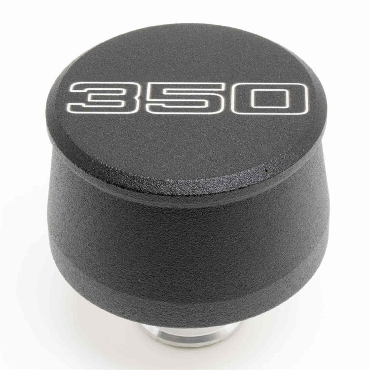 Billet Aluminum Push In Breather w/350 Logo