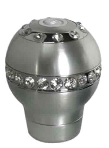 ALUMINUM AND CRYSTAL SHIFT KNOB