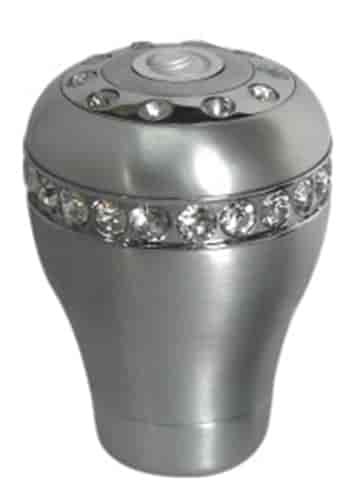 ALUMINUM AND CRYSTAL SHIFT KNOB