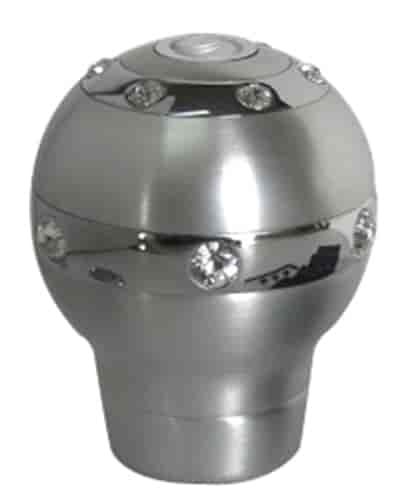 ALUMINUM AND CRYSTAL SHIFT KNOB