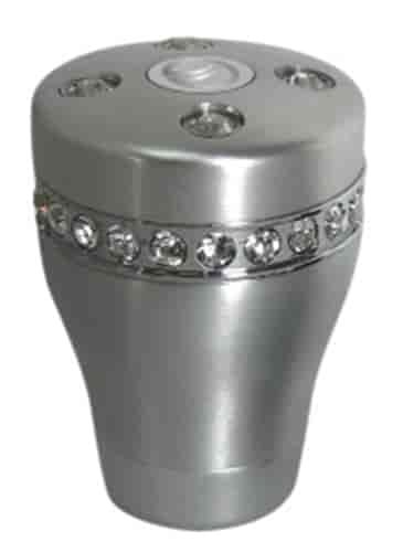 ALUMINUM AND CRYSTAL SHIFT KNOB