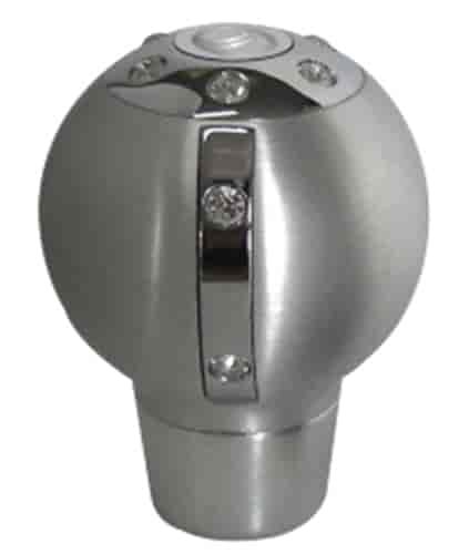 ALUMINUM AND CRYSTAL SHIFT KNOB