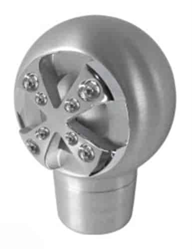 ALUMINUM AND CRYSTAL SHIFT KNOB