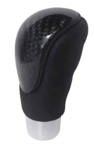 ALUMINUM CARBON AND LEATHER SHIFT KNOB