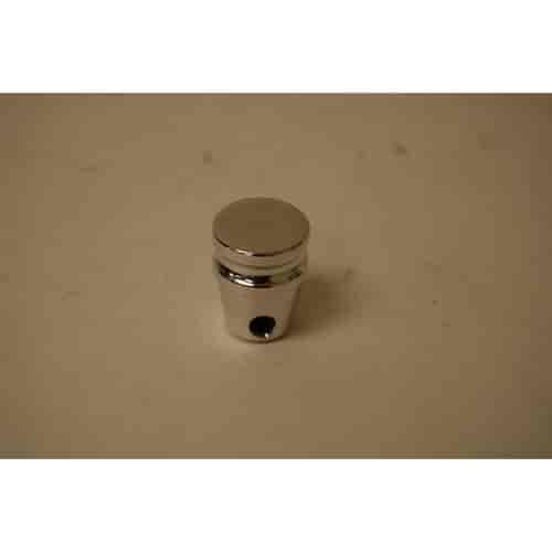 Polished Machined Aluminum Dash Knob - 3/16 Hole