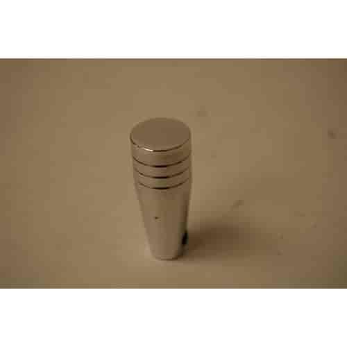 Polished Machined Aluminum Dash Knob - 1/4 Hole