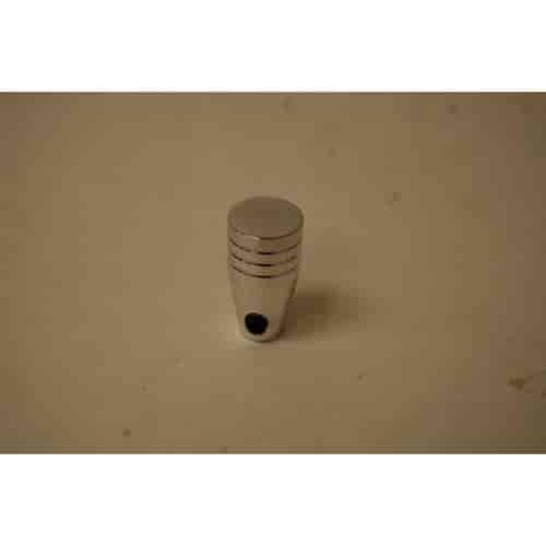 Polished Machined Aluminum Dash Knob - 3/16 Hole
