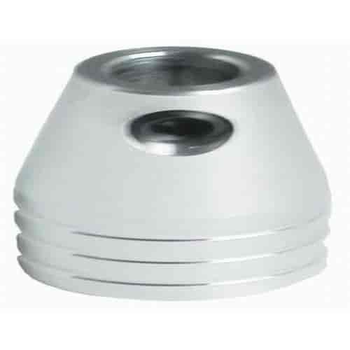 Polished Machined Aluminum Dash Knob - 1/4 Hole