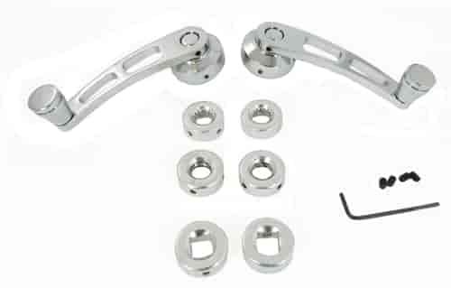 Chrome Aluminum Window Handle - 4 1/4 Long