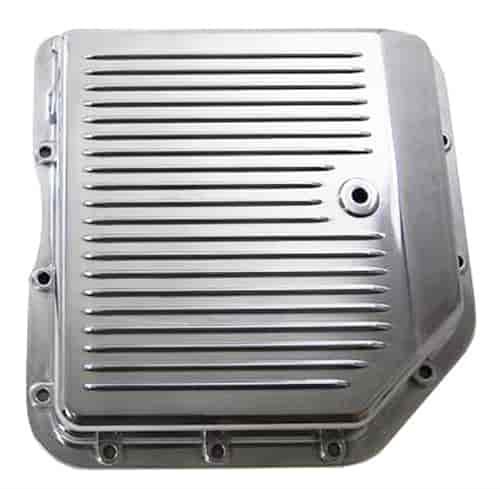 Polished Aluminum Transmission Pan GM Turbo 350