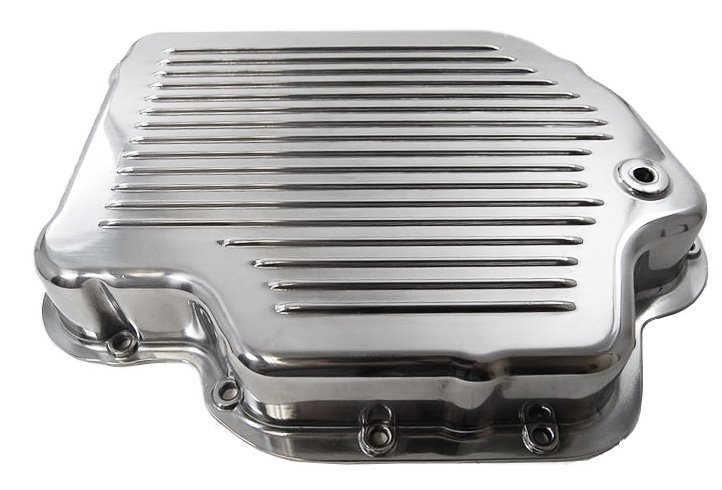 Polished Aluminum Transmission Pan GM Turbo 400