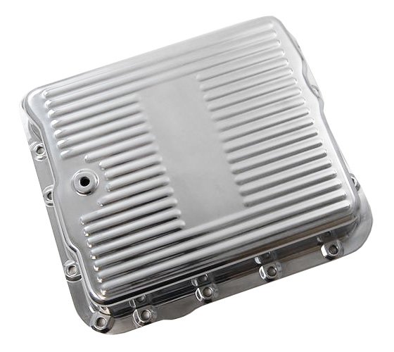 Polished Aluminum Transmission Pan GM Turbo 700R4 & 4L60