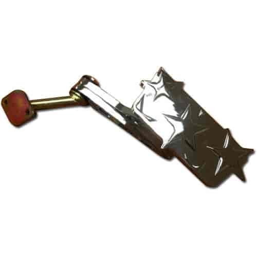 GAS PEDAL - CHROME ALUM PAD