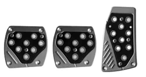 ALUMINUM 3 PIECE PEDAL SET