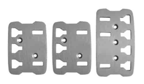 ALUMINUM 3 PIECE PEDAL SET