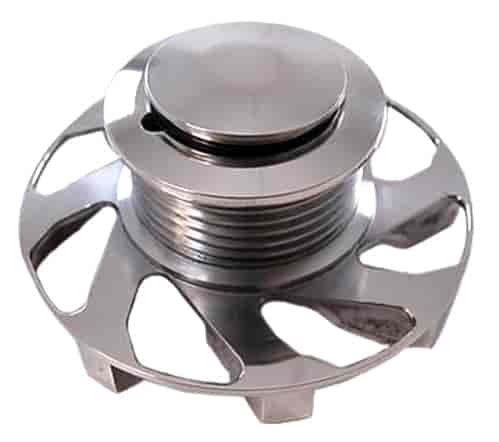 POLISHED BILLET ALUMINUM ALTERNATOR PULLEY FAN