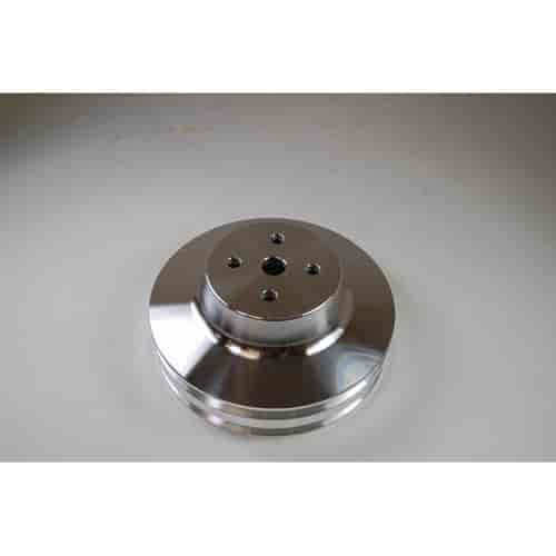 CNC ALUMINUM BIG BLOCK CHRYSLER WATER PUMP PULLEY DOUBLE GROOVE