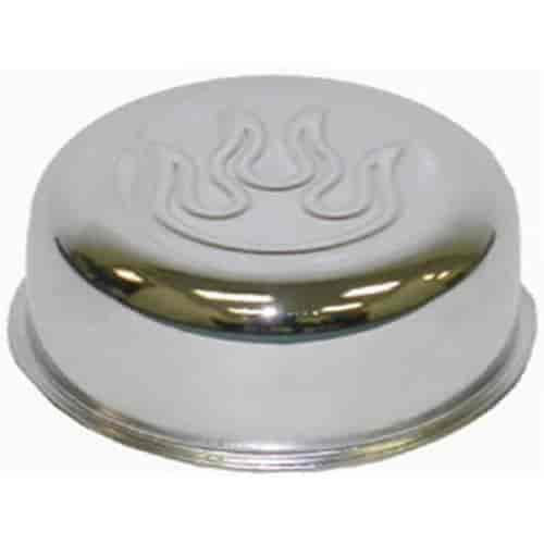 Flame Steel Push-In Breather 2-3/4" Diameter with 1" Neck